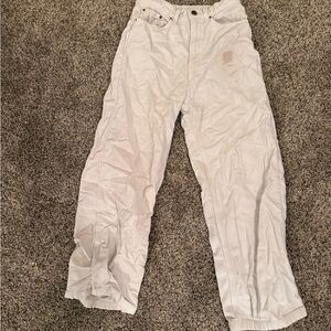 Rare BDG Cream Corduroy Pants With Small Stain